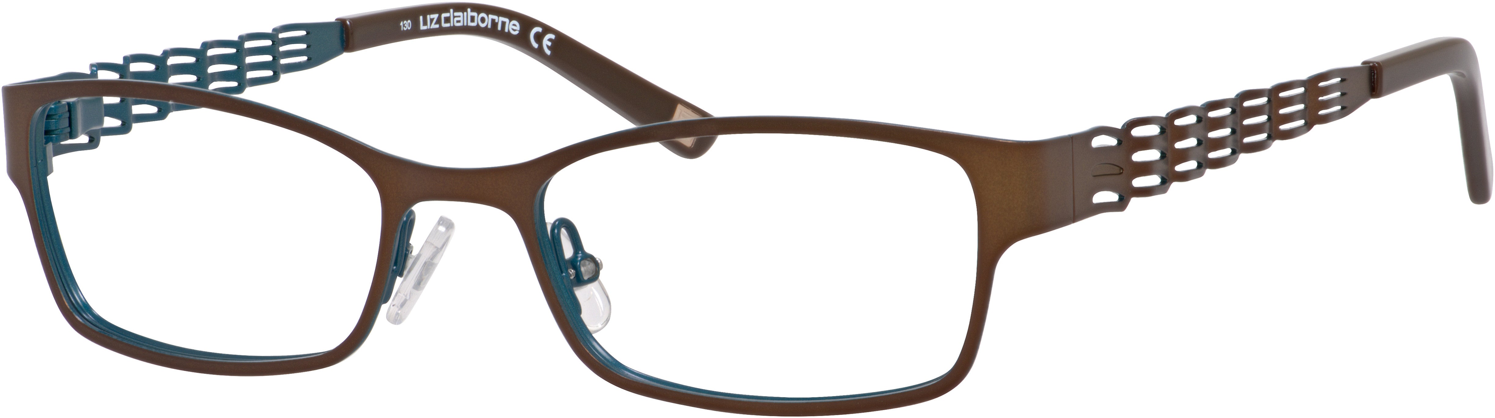  Liz Claiborne 431 Rectangular Eyeglasses 0JBP-0JBP  Brown (00 Demo Lens)