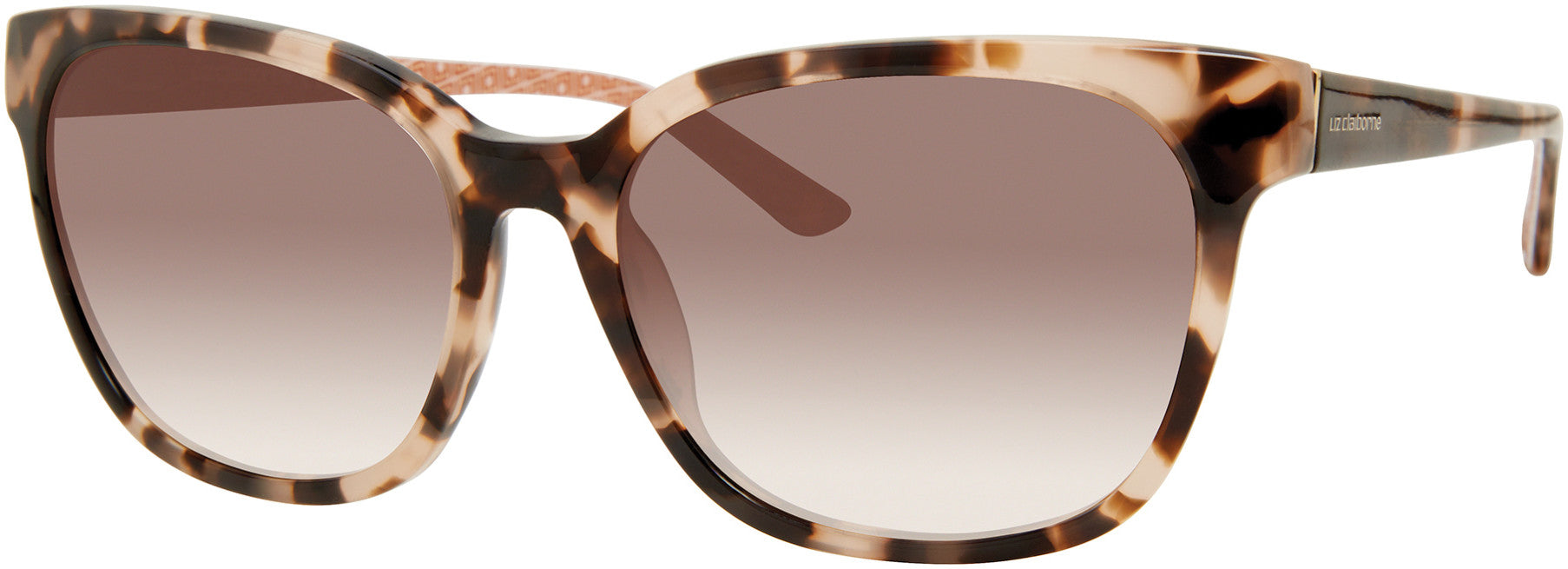  Liz Claiborne 572/S Oval Modified Sunglasses 0HT8-0HT8  Pink Havana (HA Brown Gradient)