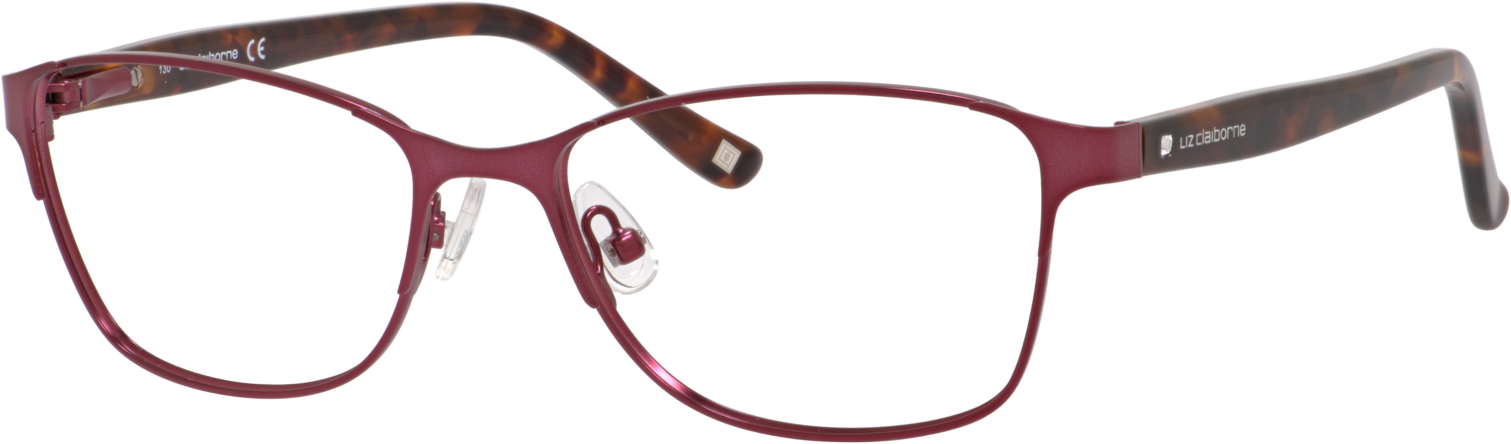  Liz Claiborne 617 Pillow Eyeglasses 0FV3-0FV3  Burgundy (00 Demo Lens)