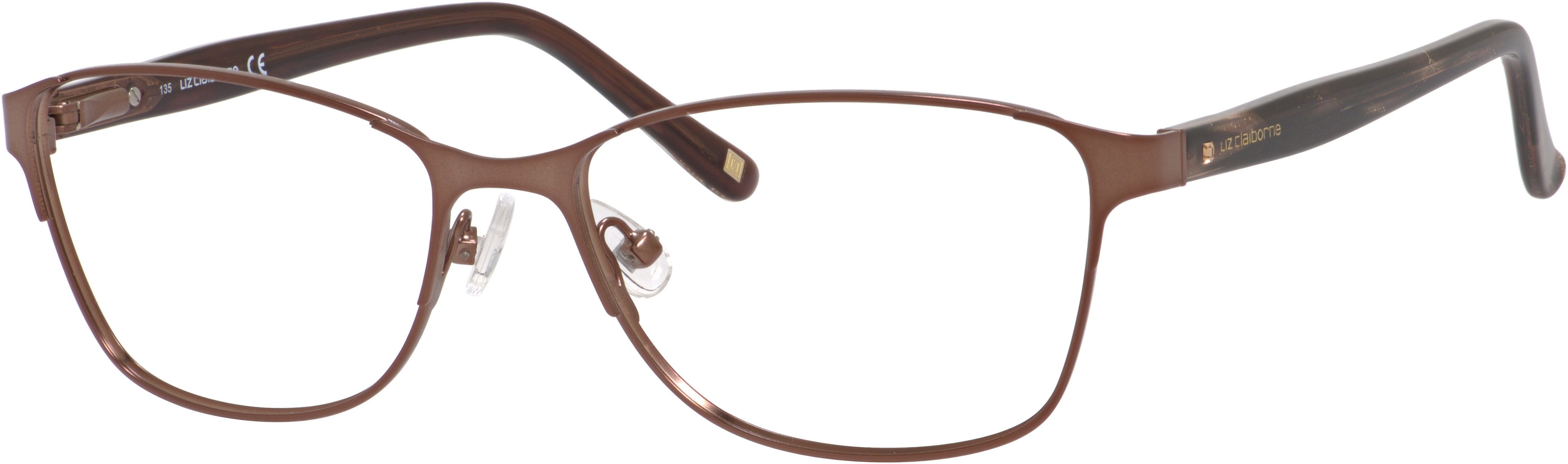  Liz Claiborne 617 Pillow Eyeglasses 0JZJ-0JZJ  Light Brown (00 Demo Lens)
