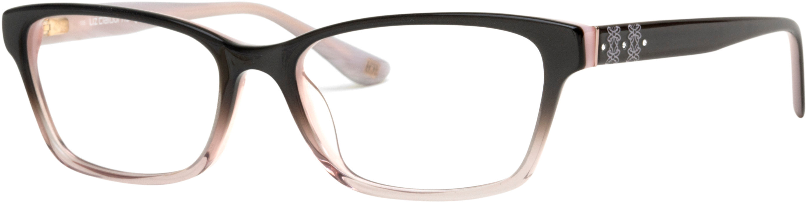  Liz Claiborne 640 Rectangular Eyeglasses 0HAQ-0HAQ  Gray Pink (00 Demo Lens)