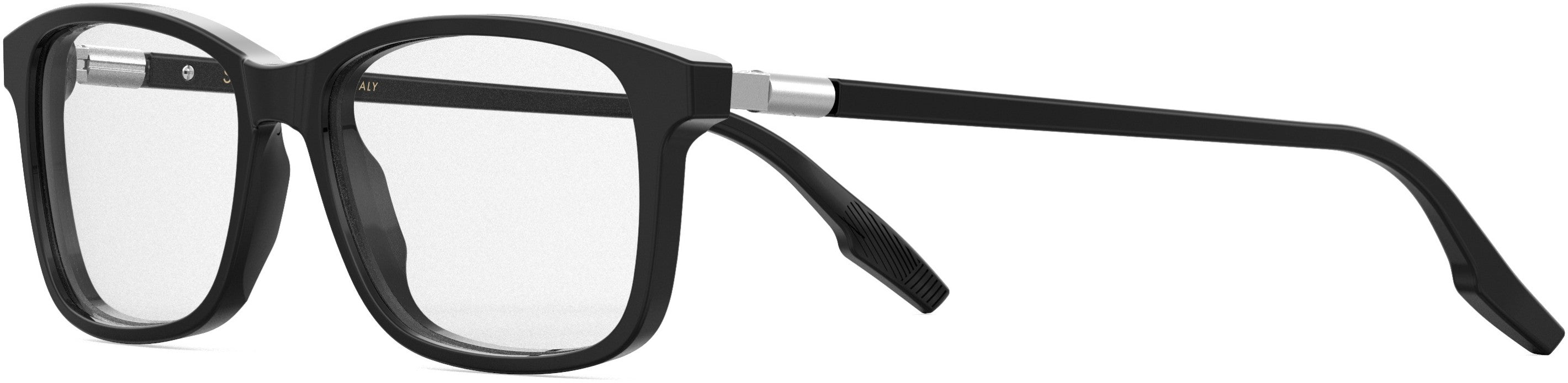Safilo 2.0 Lastra 05 Rectangular Eyeglasses 0807-0807  Black (00 Demo Lens)