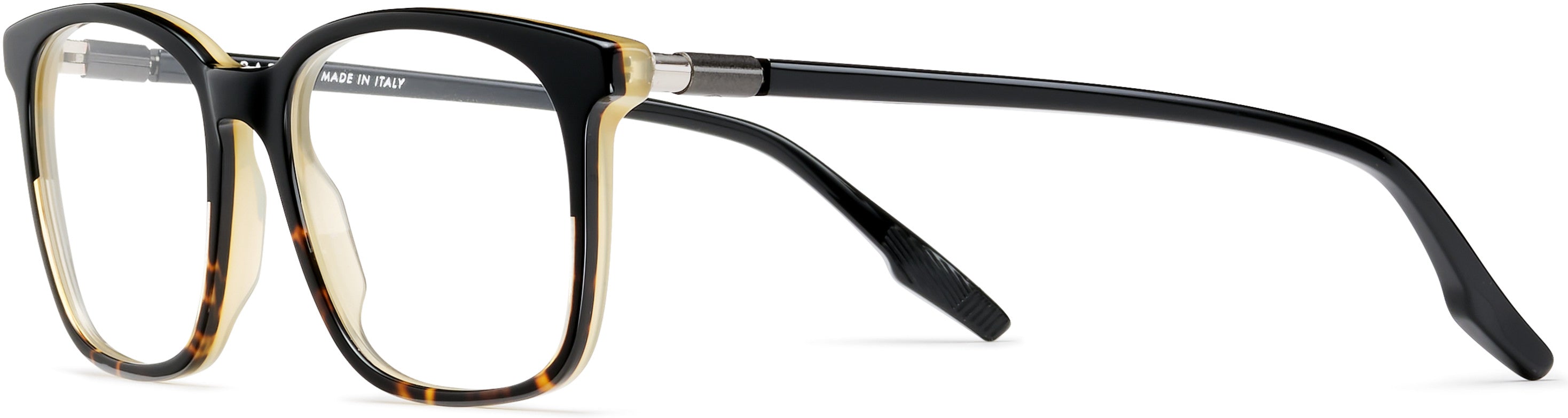 Safilo 2.0 Lastra 07 Square Eyeglasses 0WR7-0WR7  Black Havana (00 Demo Lens)