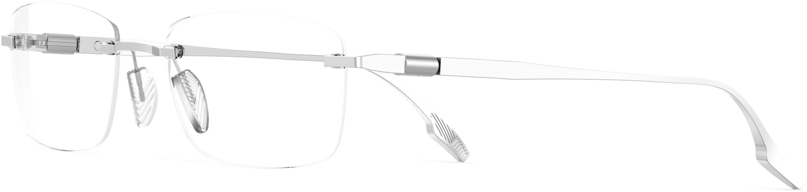 Safilo 2.0 Lente 01 Rectangular Eyeglasses 0010-0010  Palladium (00 Demo Lens)