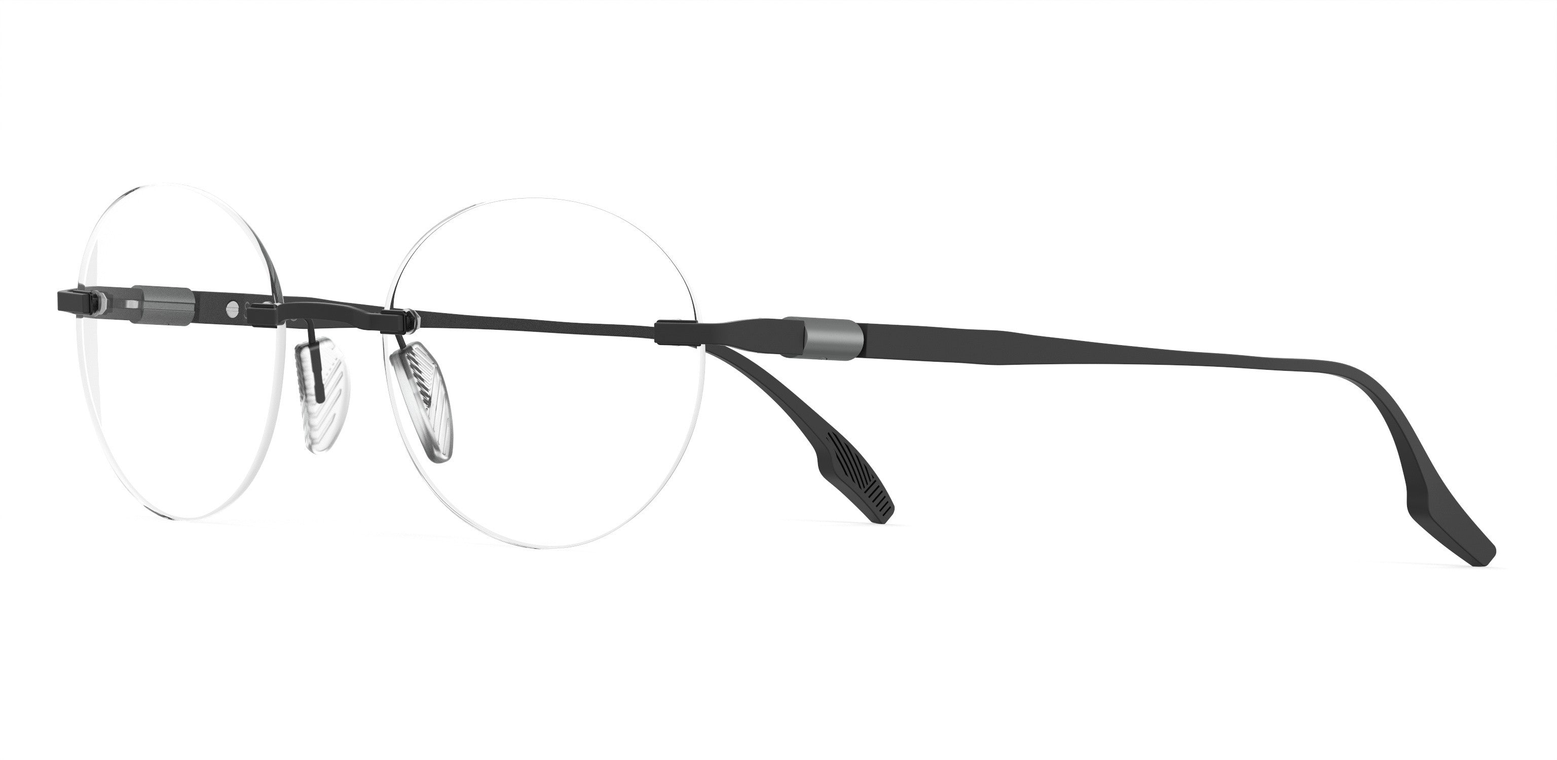 Safilo 2.0 Lente 02 Oval Modified Eyeglasses 0003-0003  Matte Black (00 Demo Lens)