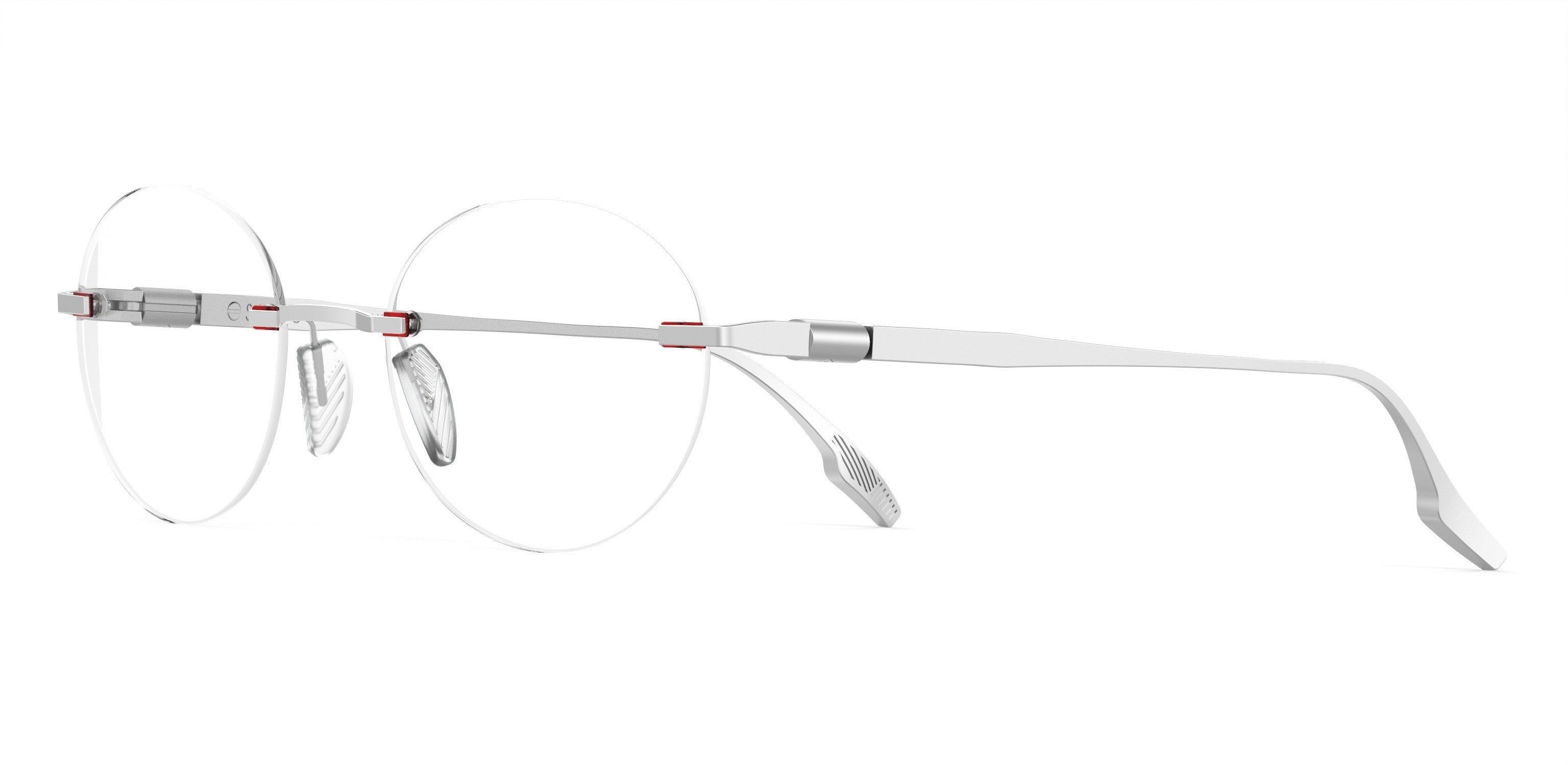 Safilo 2.0 Lente 02 Oval Modified Eyeglasses 0010-0010  Palladium (00 Demo Lens)