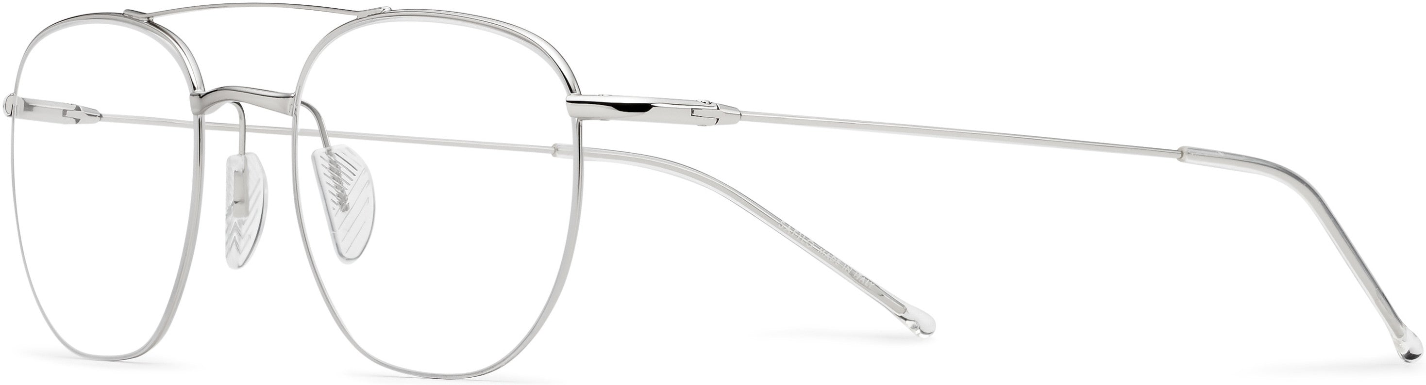 Safilo 2.0 Linea 02 Oval Modified Eyeglasses 0010-0010  Palladium (00 Demo Lens)