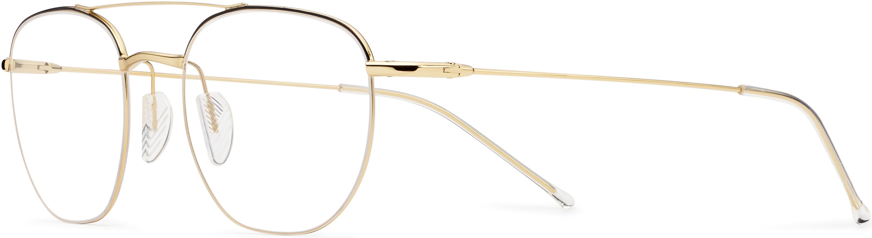 Safilo 2.0 Linea 02 Oval Modified Eyeglasses 0J5G-0J5G  Gold (00 Demo Lens)