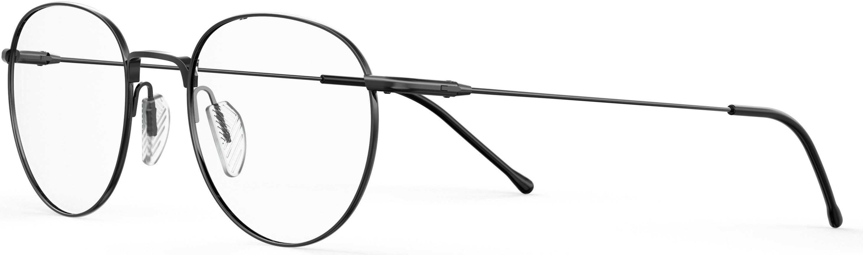 Safilo 2.0 Linea 05 Oval Modified Eyeglasses 0V81-0V81  Dark Ruthenium Black (00 Demo Lens)