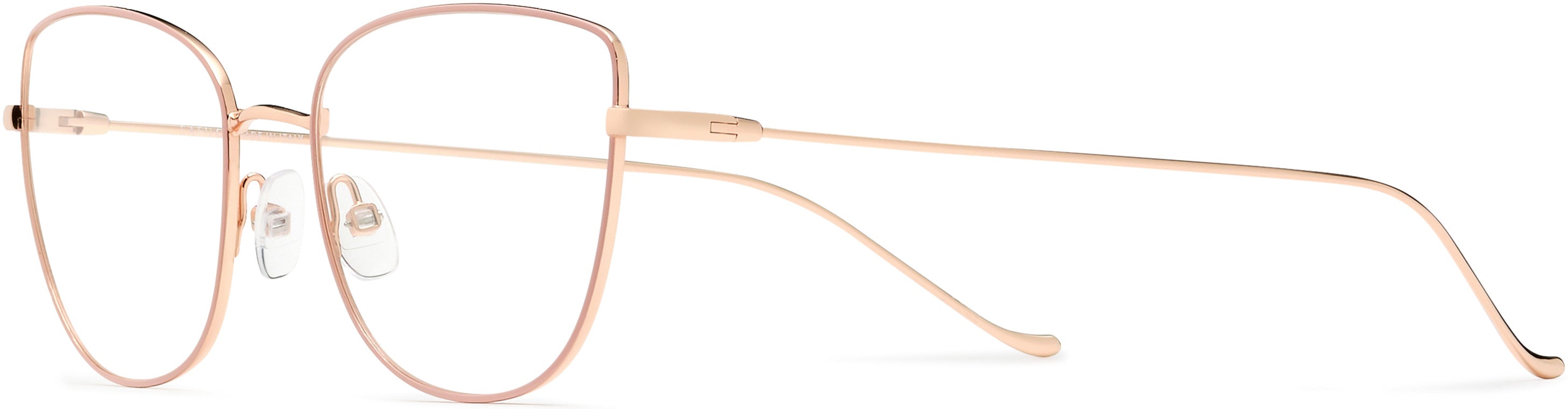 Safilo 2.0 Linea/T 10 Cat Eye/butterfly Eyeglasses 0EYR-0EYR  Gold Pink (00 Demo Lens)