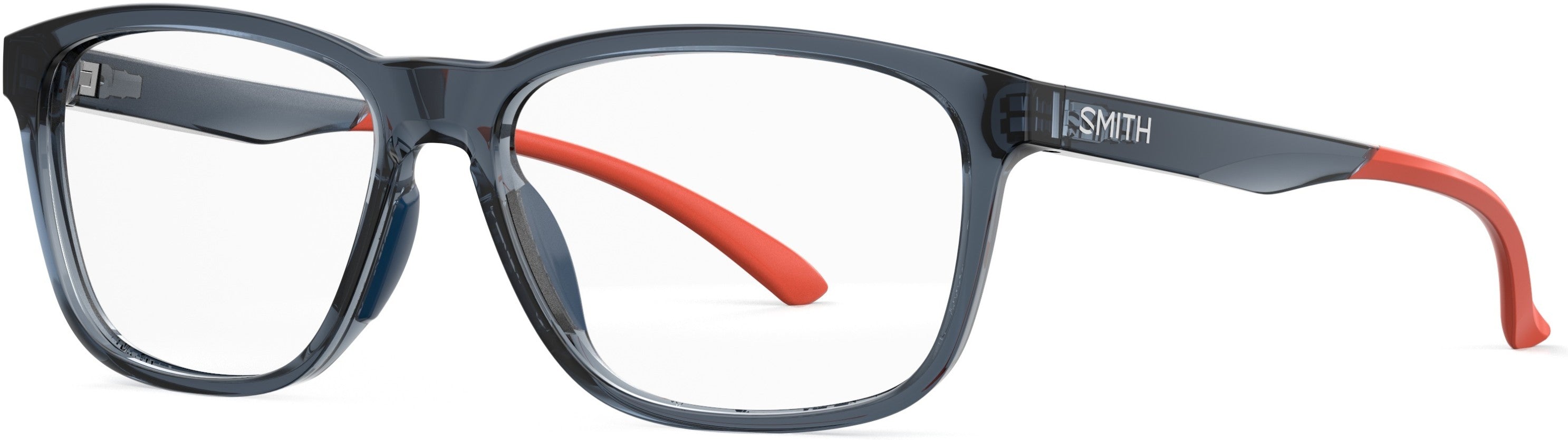Smith Longrange Rectangular Eyeglasses 0OXZ-0OXZ  Blue Crystal (00 Demo Lens)
