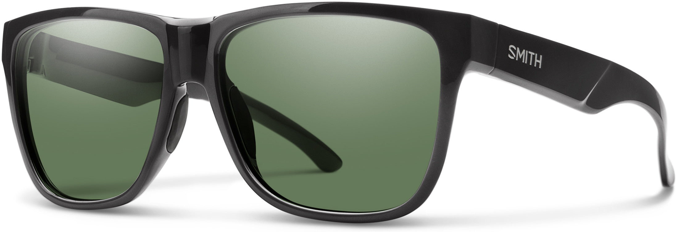 Smith Lowdown Xl 2 Rectangular Sunglasses 0807-0807  Black (IR Gray)