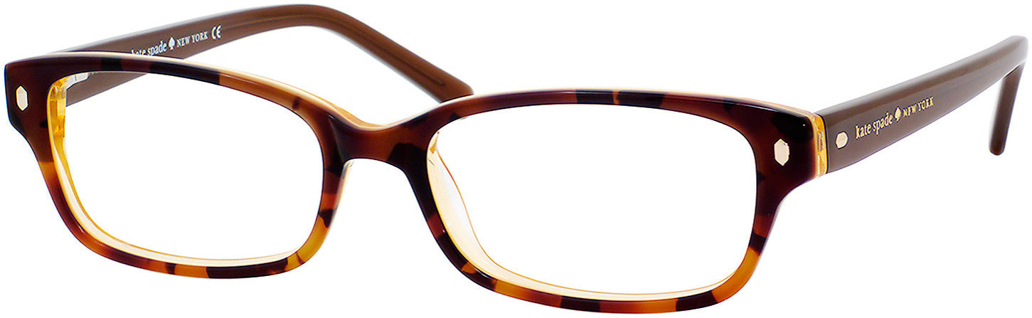Kate Spade Lucyann Us Rectangular Eyeglasses 0JMD-0JMD  Tortoise Gold (00 Demo Lens)