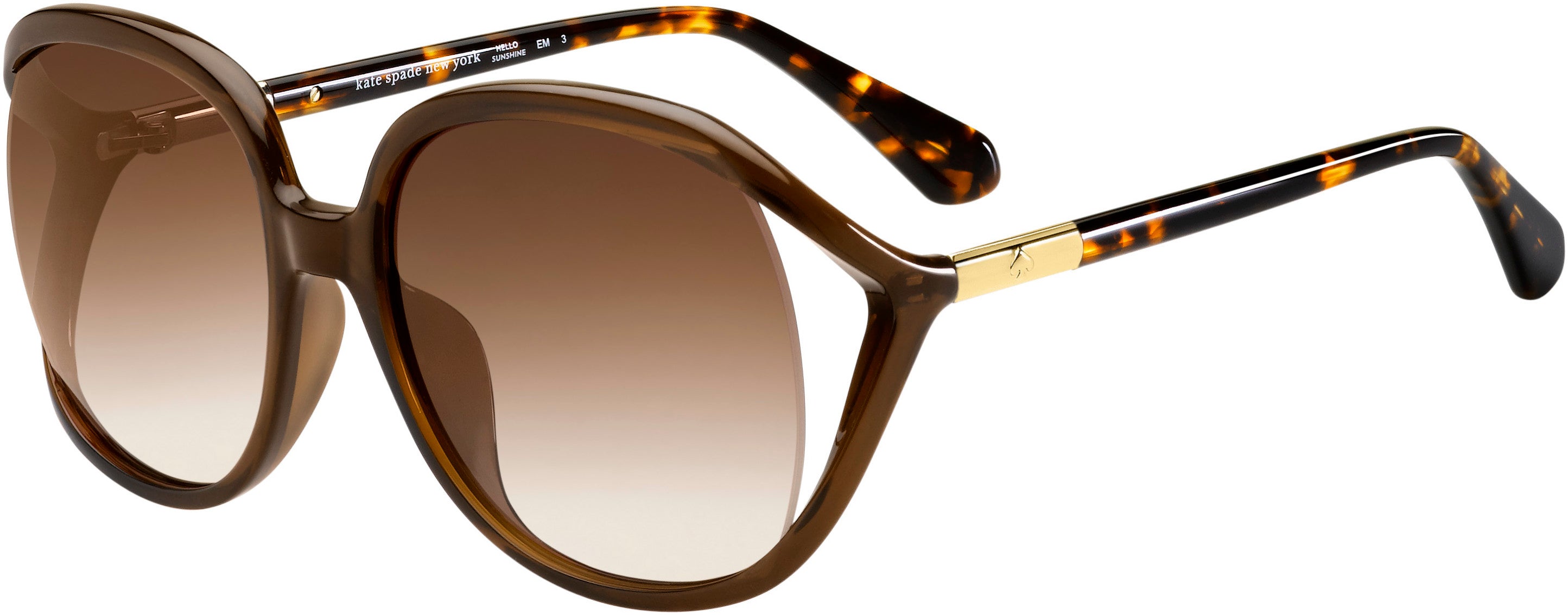 Kate Spade Mackenna/S Square Sunglasses 009Q-009Q  Brown (HA Brown Gradient)