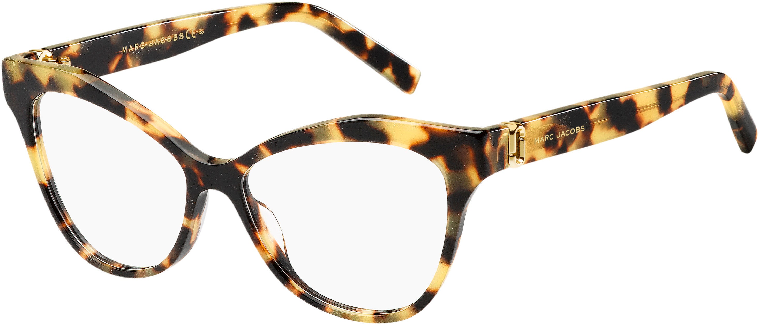 Marc Jacobs Marc 112 Cat Eye/butterfly Eyeglasses 0O2V-0O2V  Glitter Havana (00 Demo Lens)