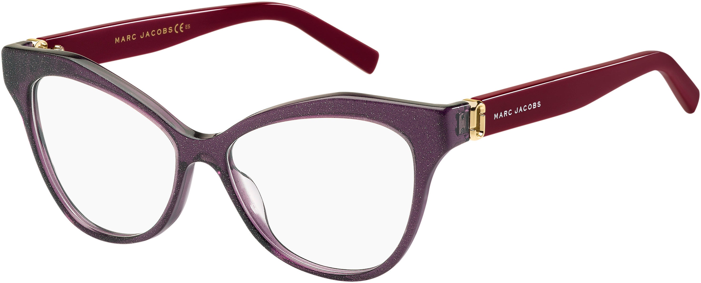 Marc Jacobs Marc 112 Cat Eye/butterfly Eyeglasses 0OBC-0OBC  Glitter Violet (00 Demo Lens)
