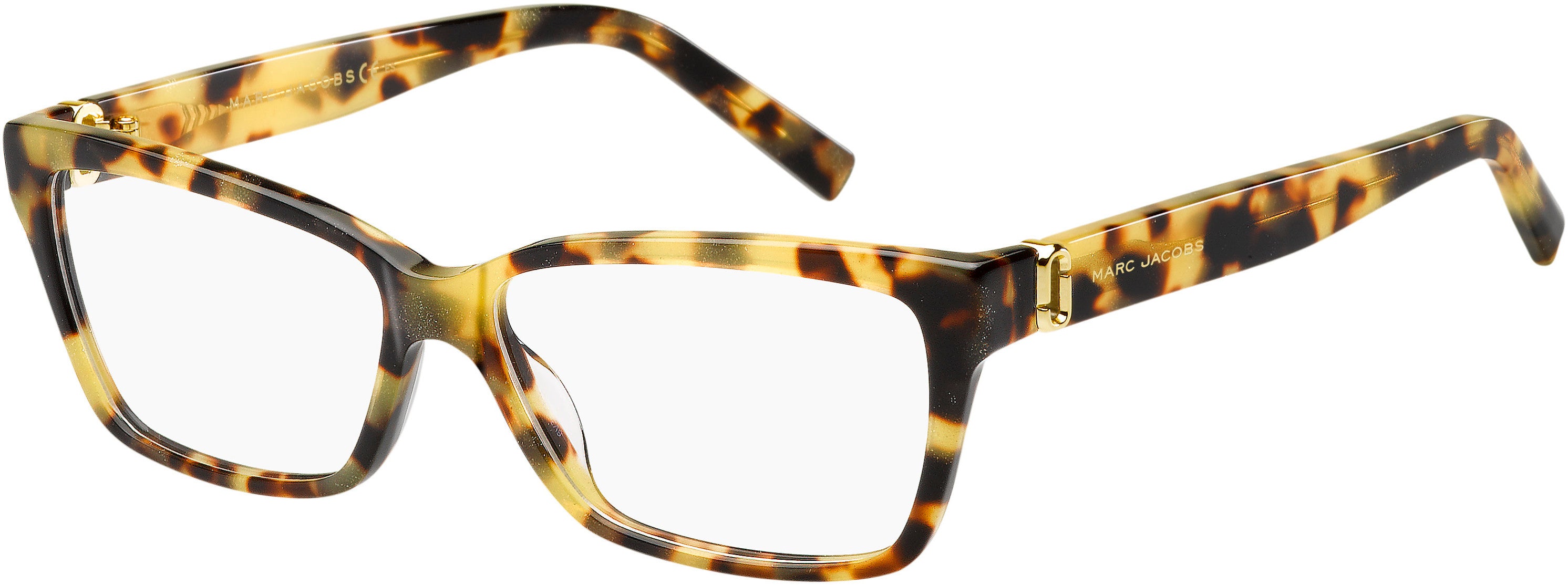 Marc Jacobs Marc 113 Rectangular Eyeglasses 0O2V-0O2V  Glitter Havana (00 Demo Lens)