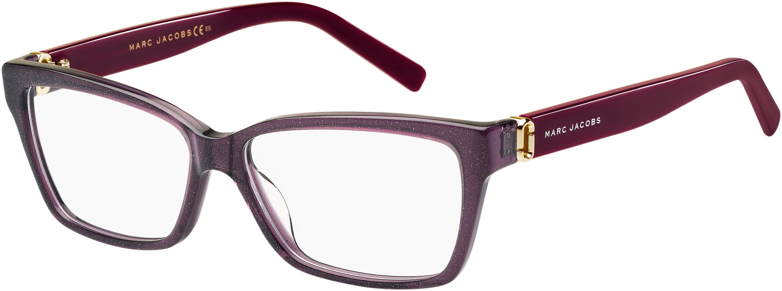 Marc Jacobs Marc 113 Rectangular Eyeglasses 0OBC-0OBC  Glitter Violet (00 Demo Lens)