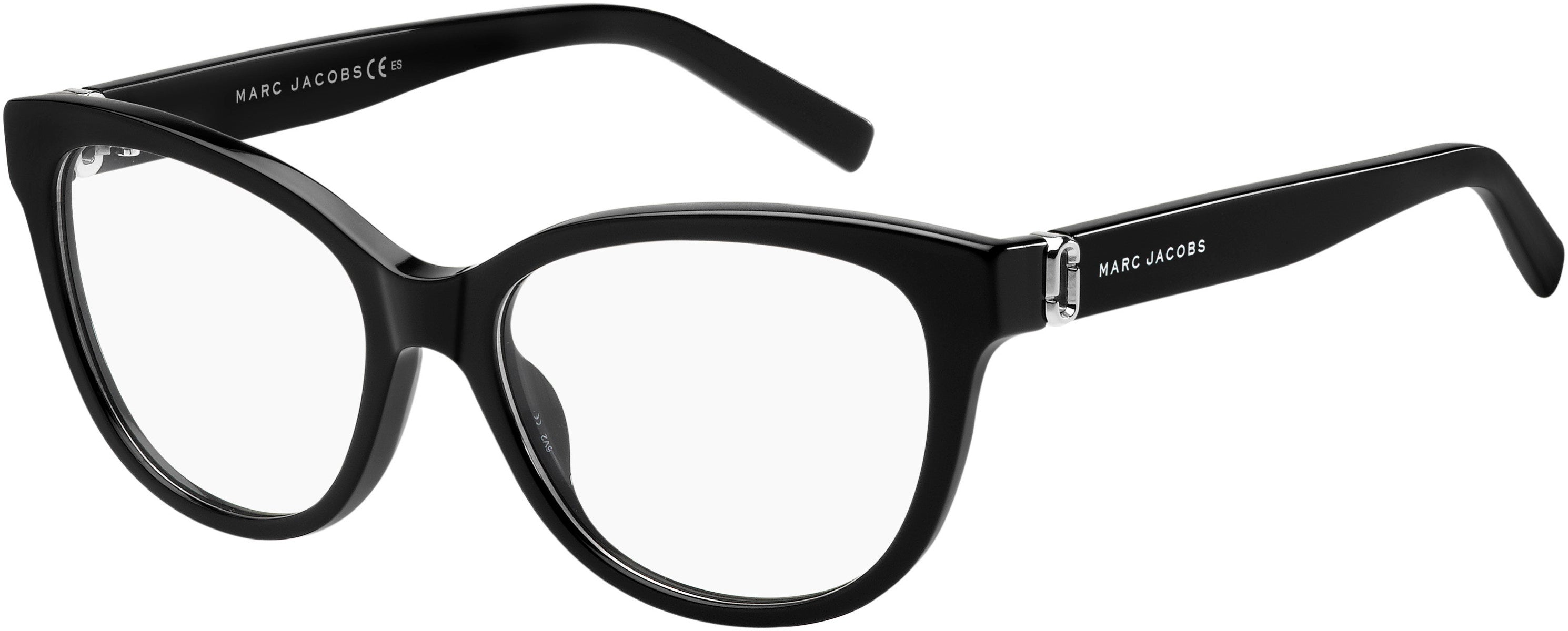 Marc Jacobs Marc 115 Rectangular Eyeglasses 0807-0807  Black (00 Demo Lens)