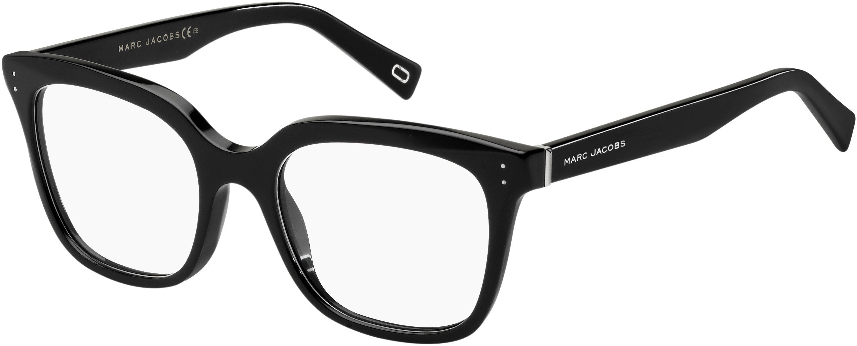 Marc Jacobs Marc 122 Square Eyeglasses 0807-0807  Black (00 Demo Lens)