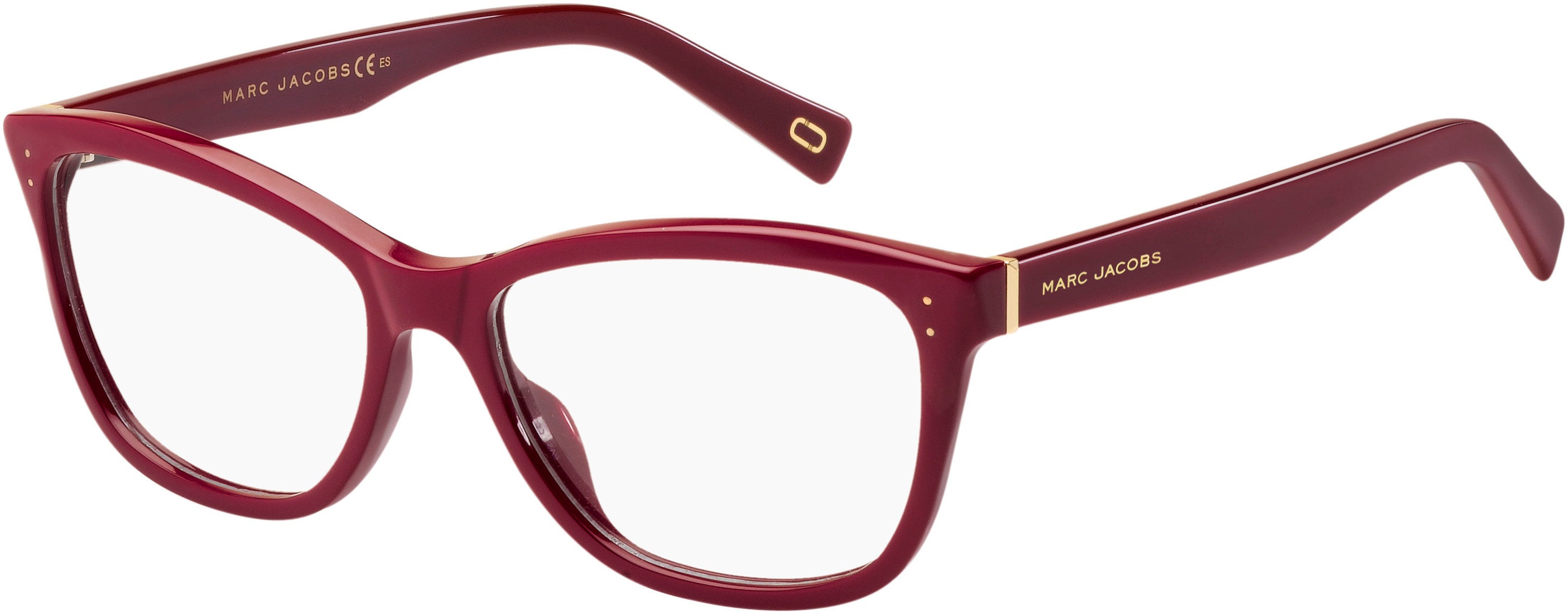Marc Jacobs Marc 123 Rectangular Eyeglasses 0OXU-0OXU  Burgundy (00 Demo Lens)