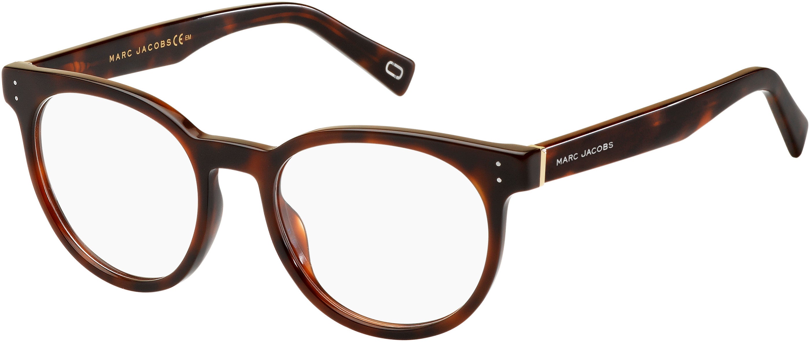 Marc Jacobs Marc 126 Tea Cup Eyeglasses 0ZY1-0ZY1  Havana Medium (00 Demo Lens)