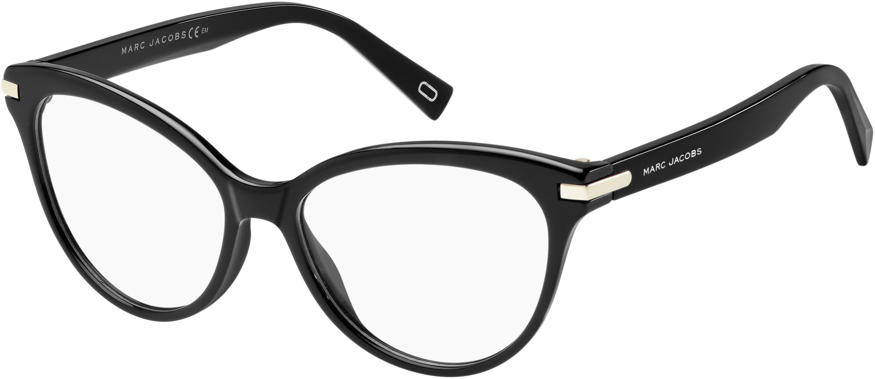 Marc Jacobs Marc 188 Cat Eye/butterfly Eyeglasses 0807-0807  Black (00 Demo Lens)