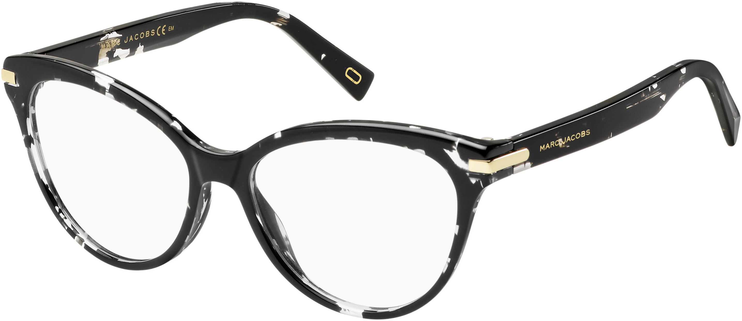 Marc Jacobs Marc 188 Cat Eye/butterfly Eyeglasses 09WZ-09WZ  Havana Black Crystal (00 Demo Lens)
