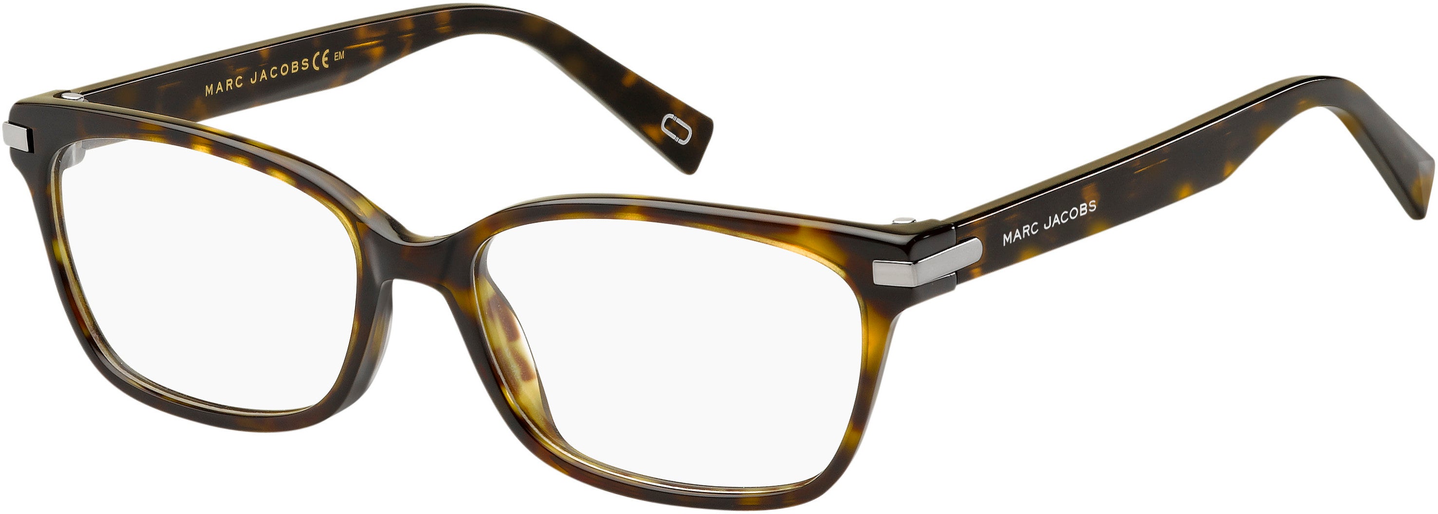 Marc Jacobs Marc 190 Rectangular Eyeglasses 0C9B-0C9B  Havana Honey (00 Demo Lens)