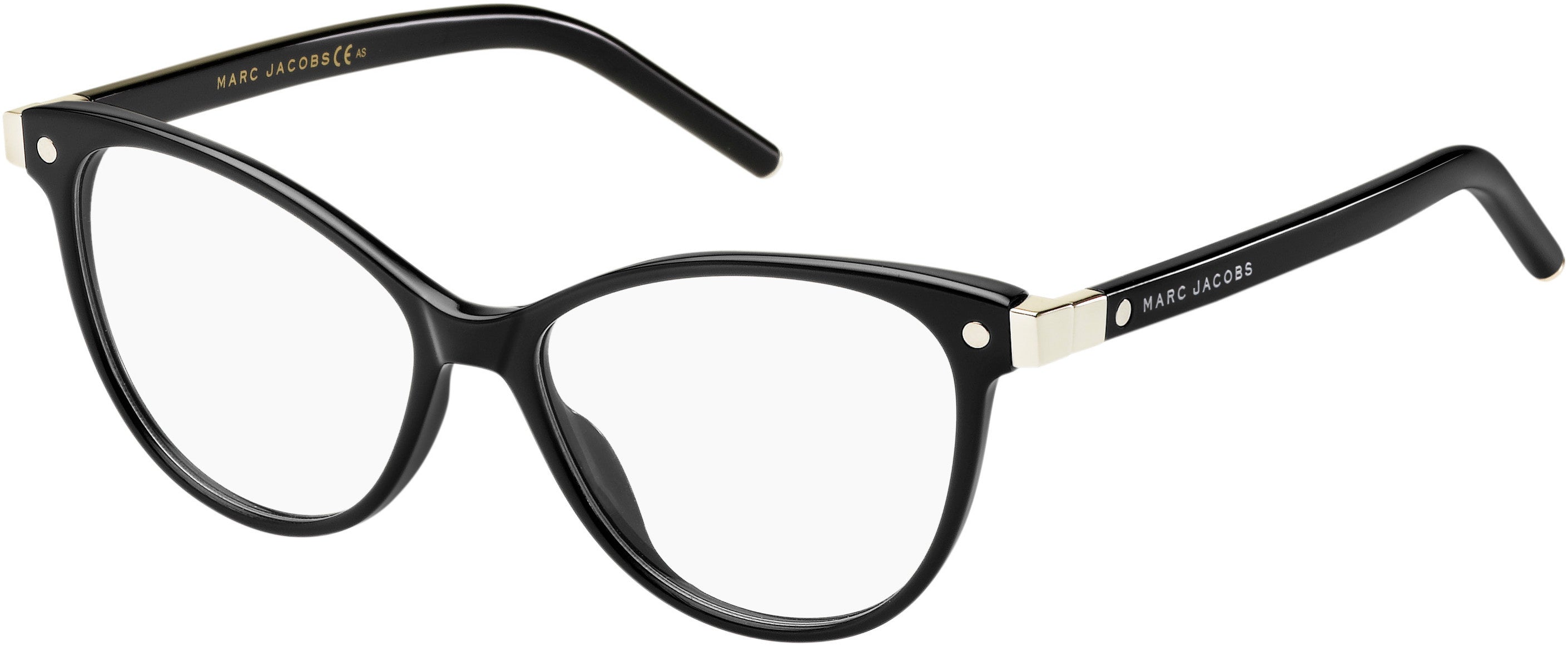 Marc Jacobs Marc 20 Cat Eye/butterfly Eyeglasses 0807-0807  Black (00 Demo Lens)