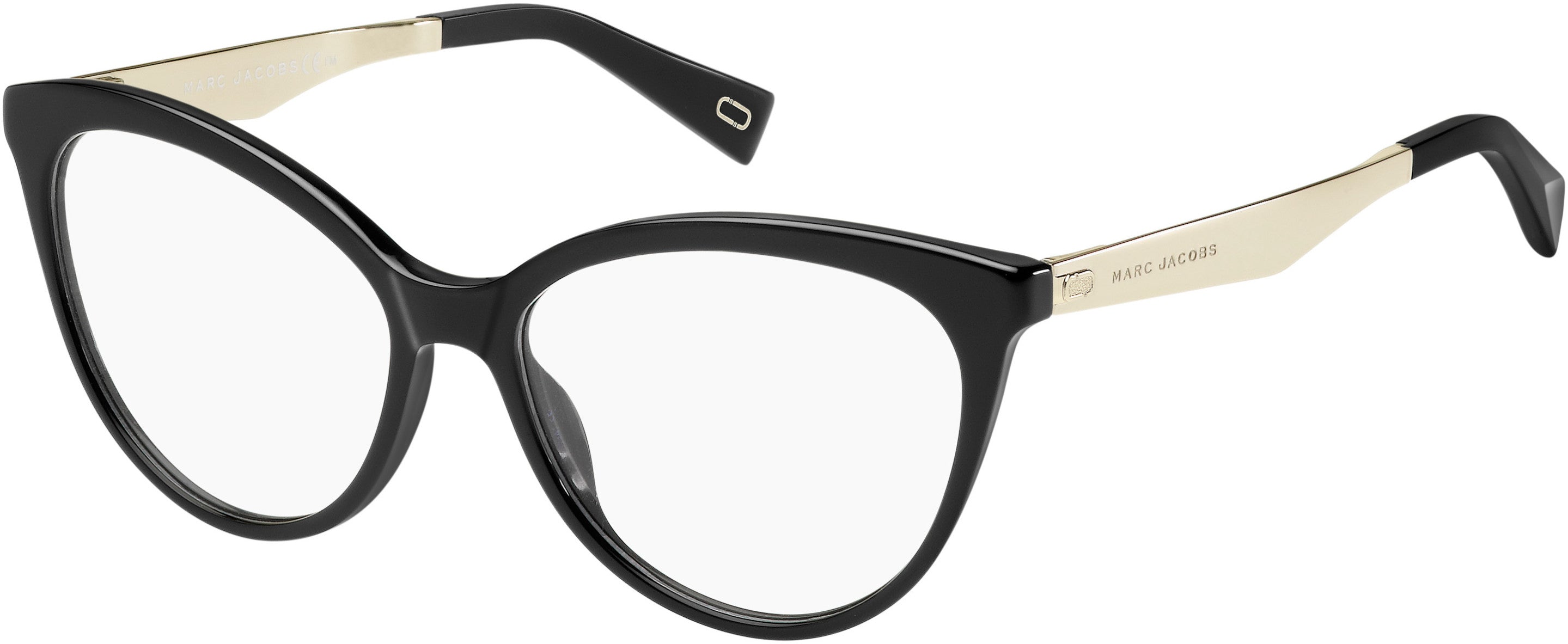 Marc Jacobs Marc 205 Cat Eye/butterfly Eyeglasses 0807-0807  Black (00 Demo Lens)