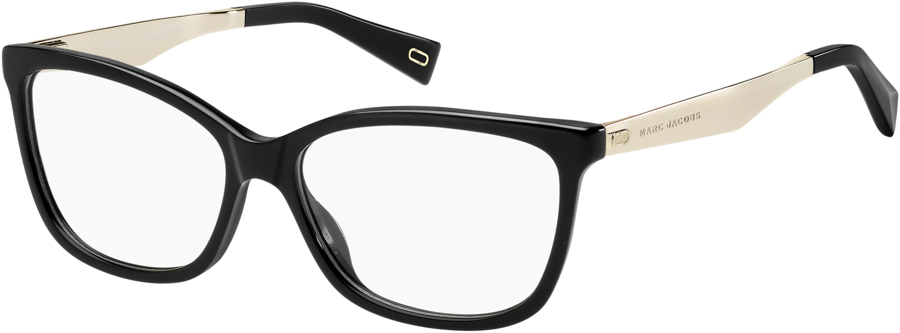 Marc Jacobs Marc 206 Cat Eye/butterfly Eyeglasses 0807-0807  Black (00 Demo Lens)