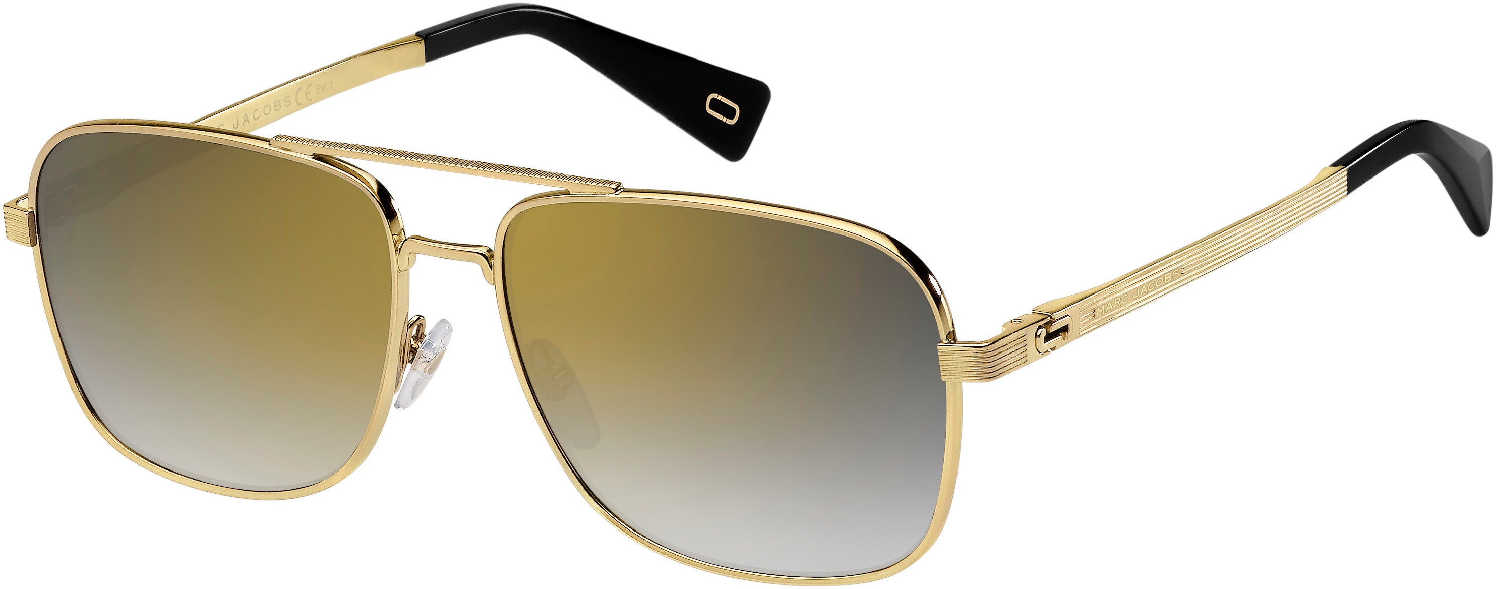 Marc Jacobs Marc 241/S Square Sunglasses 0J5G-0J5G  Gold (FQ Gray Sf Gold Sp)