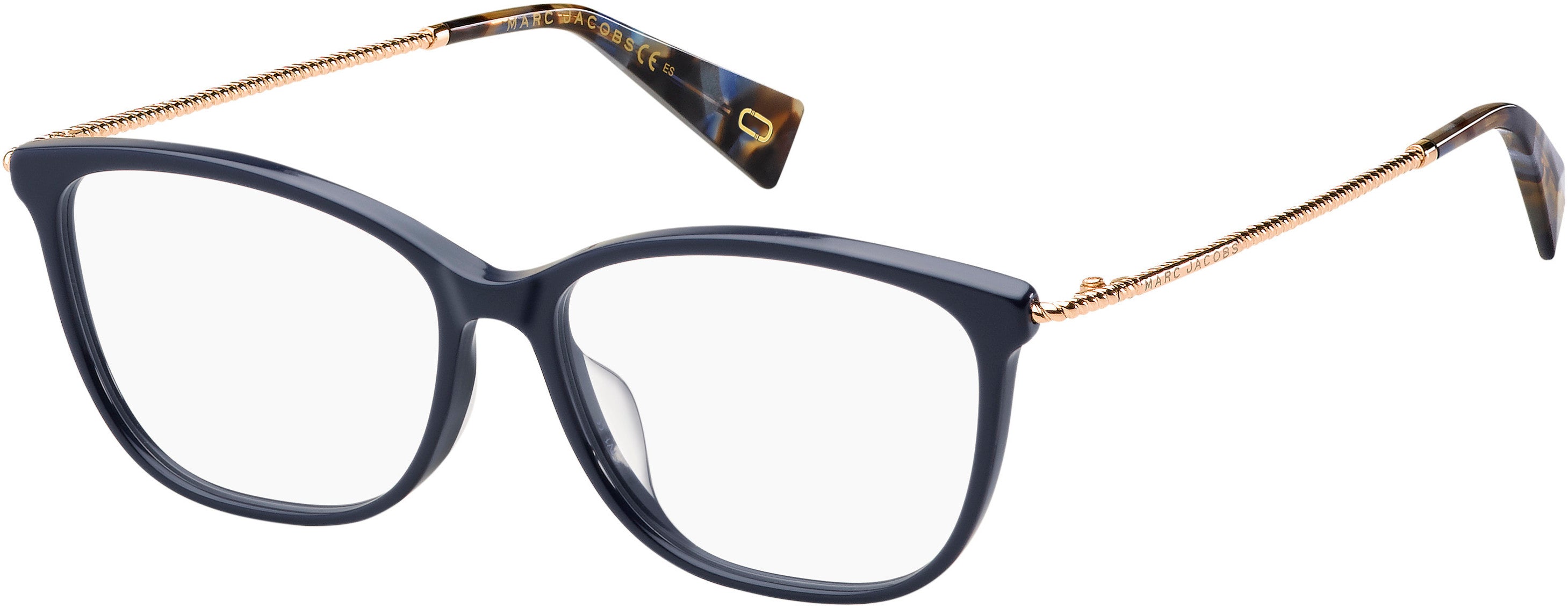 Marc Jacobs Marc 258 Rectangular Eyeglasses 06RL-06RL  Pearl Blue (00 Demo Lens)