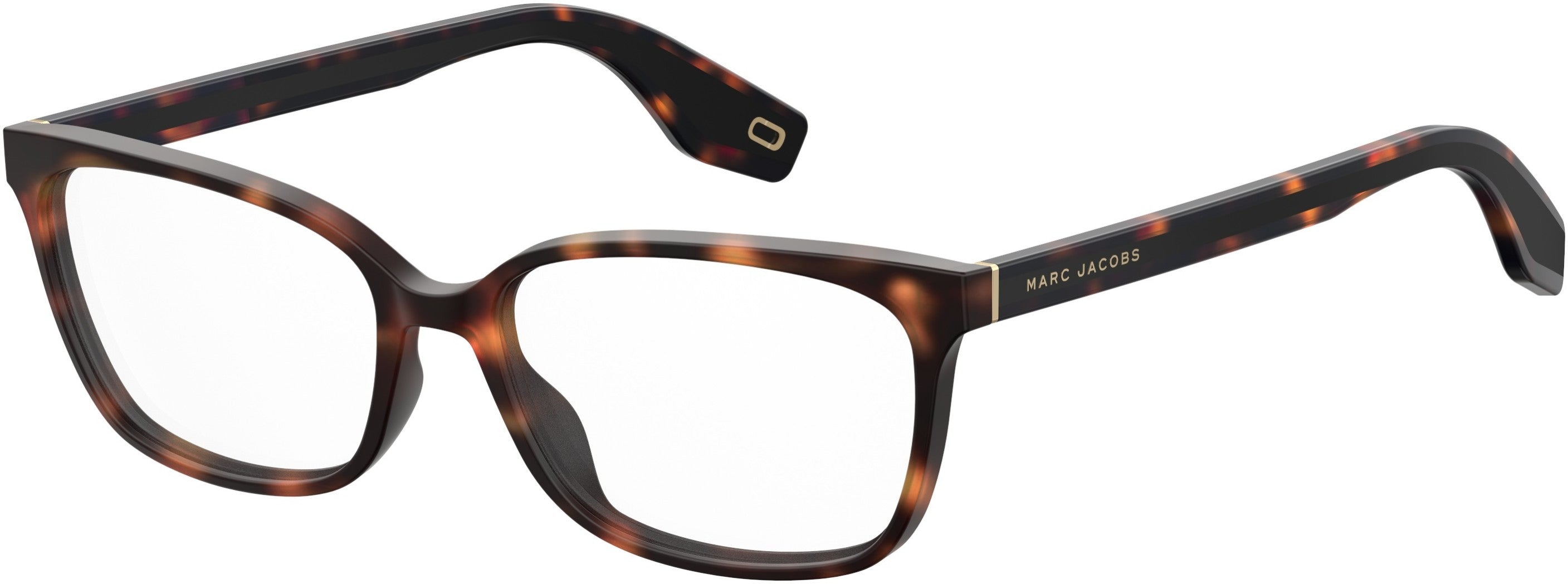 Marc Jacobs Marc 282 Rectangular Eyeglasses 0086-0086  Dark Havana (00 Demo Lens)
