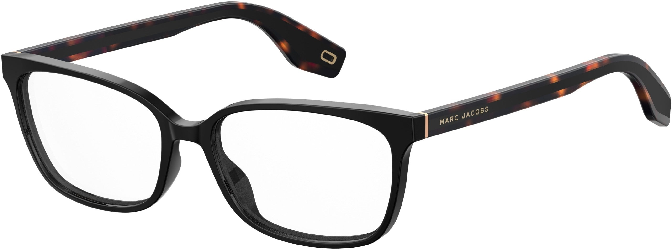Marc Jacobs Marc 282 Rectangular Eyeglasses 0807-0807  Black (00 Demo Lens)
