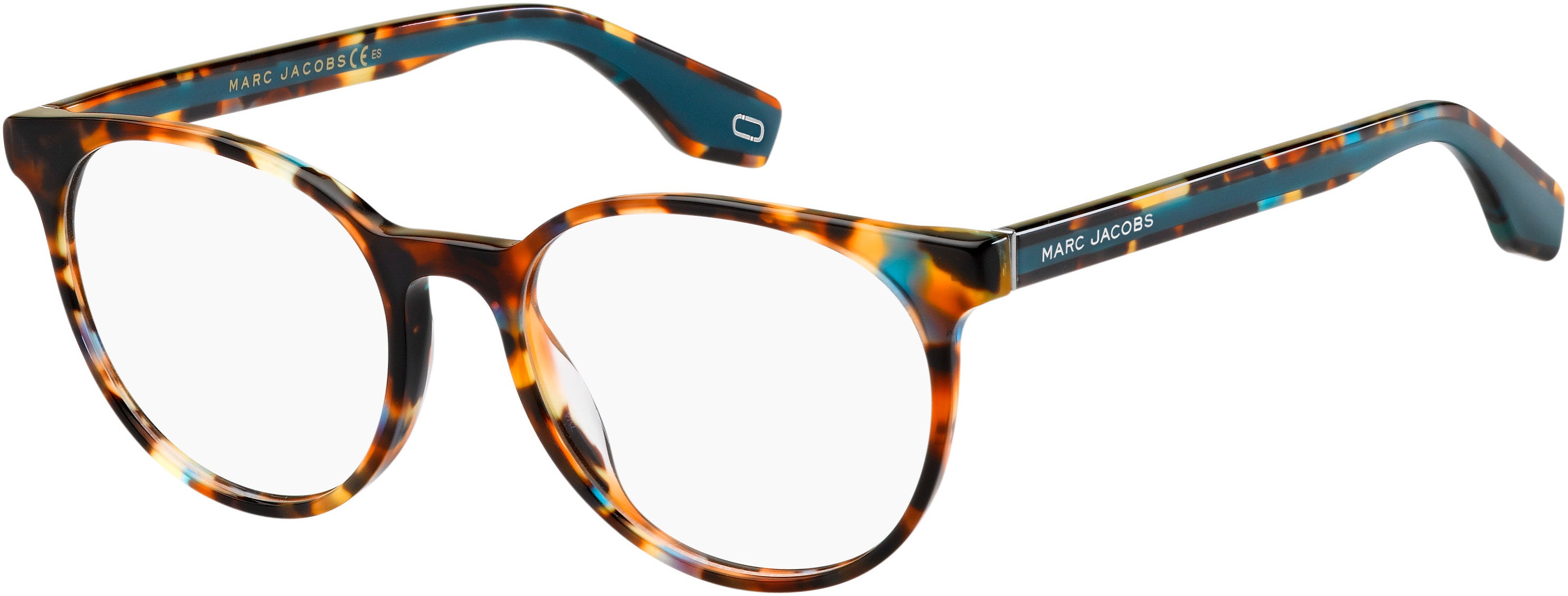 Marc Jacobs Marc 283 Tea Cup Eyeglasses 0FZL-0FZL  Havana Turquoise (00 Demo Lens)