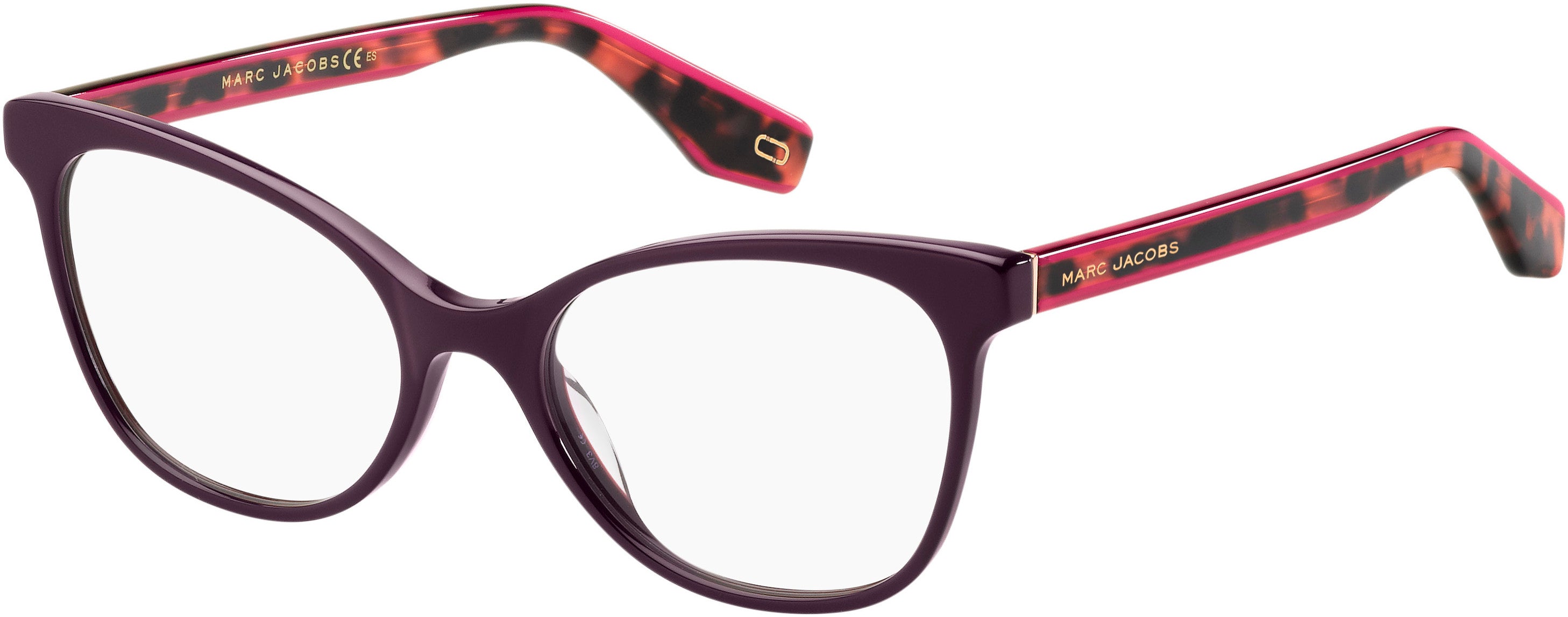 Marc Jacobs Marc 284 Cat Eye/butterfly Eyeglasses 00T7-00T7  Plum (00 Demo Lens)