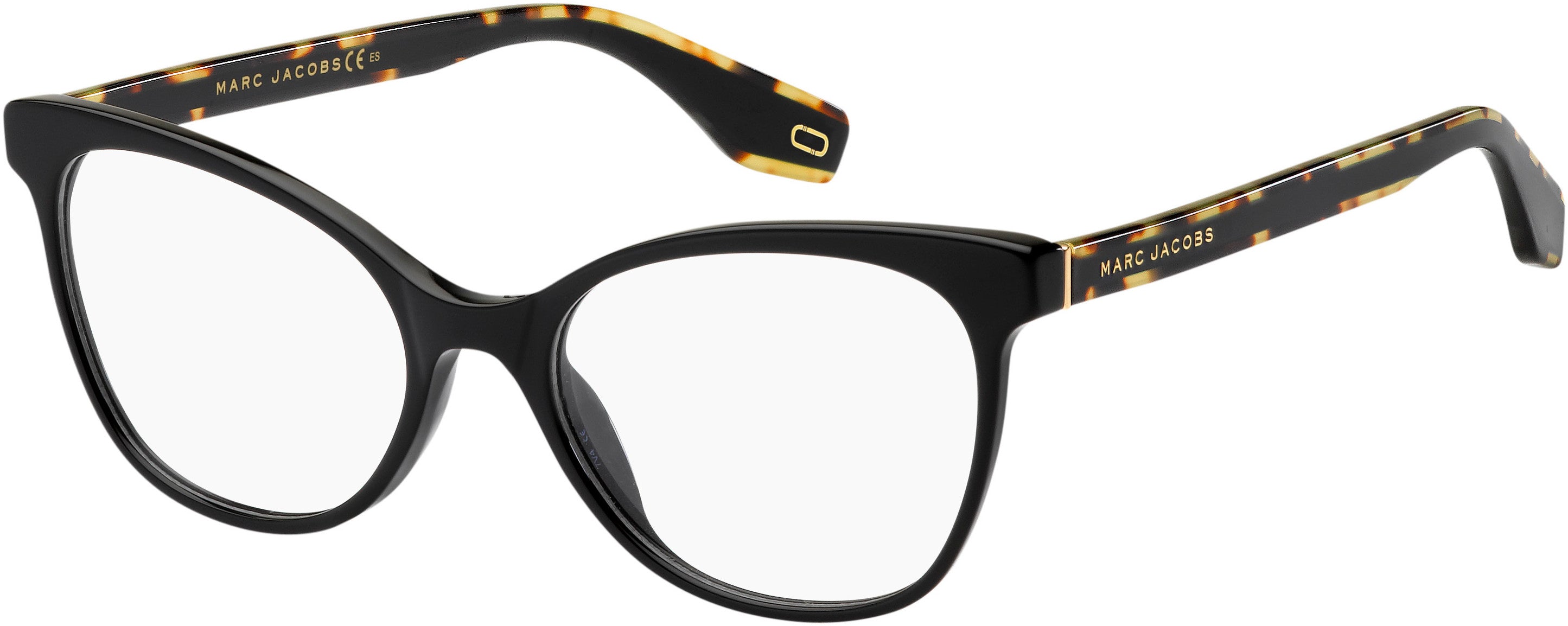 Marc Jacobs Marc 284 Cat Eye/butterfly Eyeglasses 0807-0807  Black (00 Demo Lens)