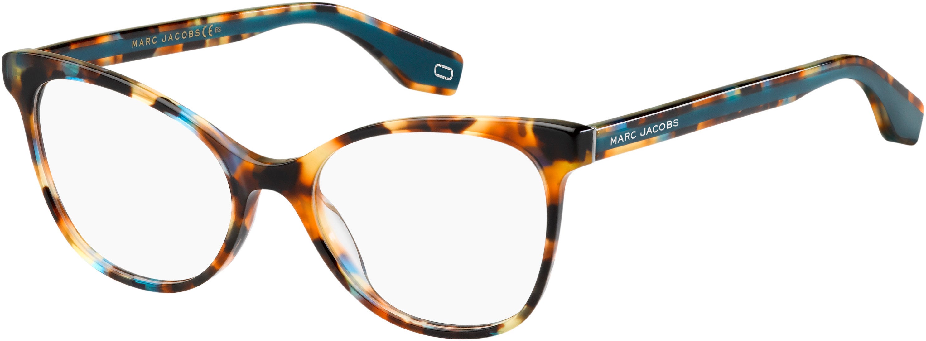 Marc Jacobs Marc 284 Cat Eye/butterfly Eyeglasses 0FZL-0FZL  Havana Turquoise (00 Demo Lens)
