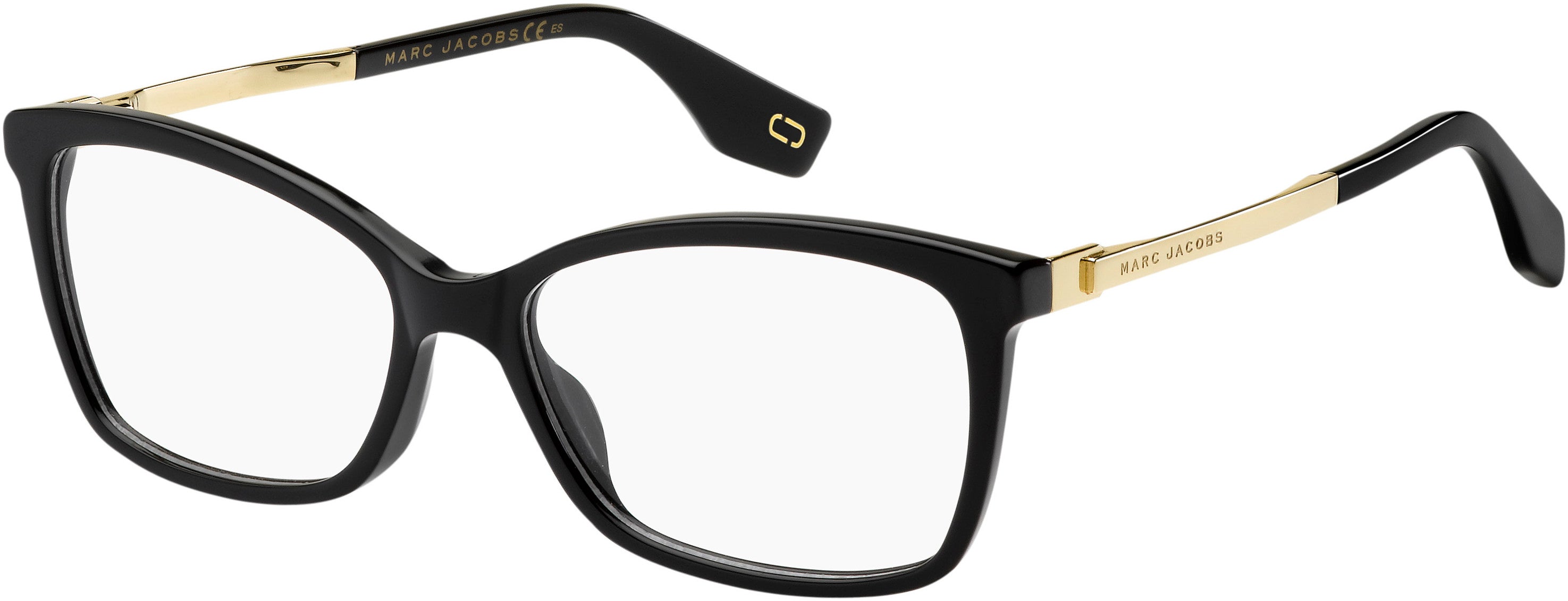 Marc Jacobs Marc 306 Cat Eye/butterfly Eyeglasses 0807-0807  Black (00 Demo Lens)