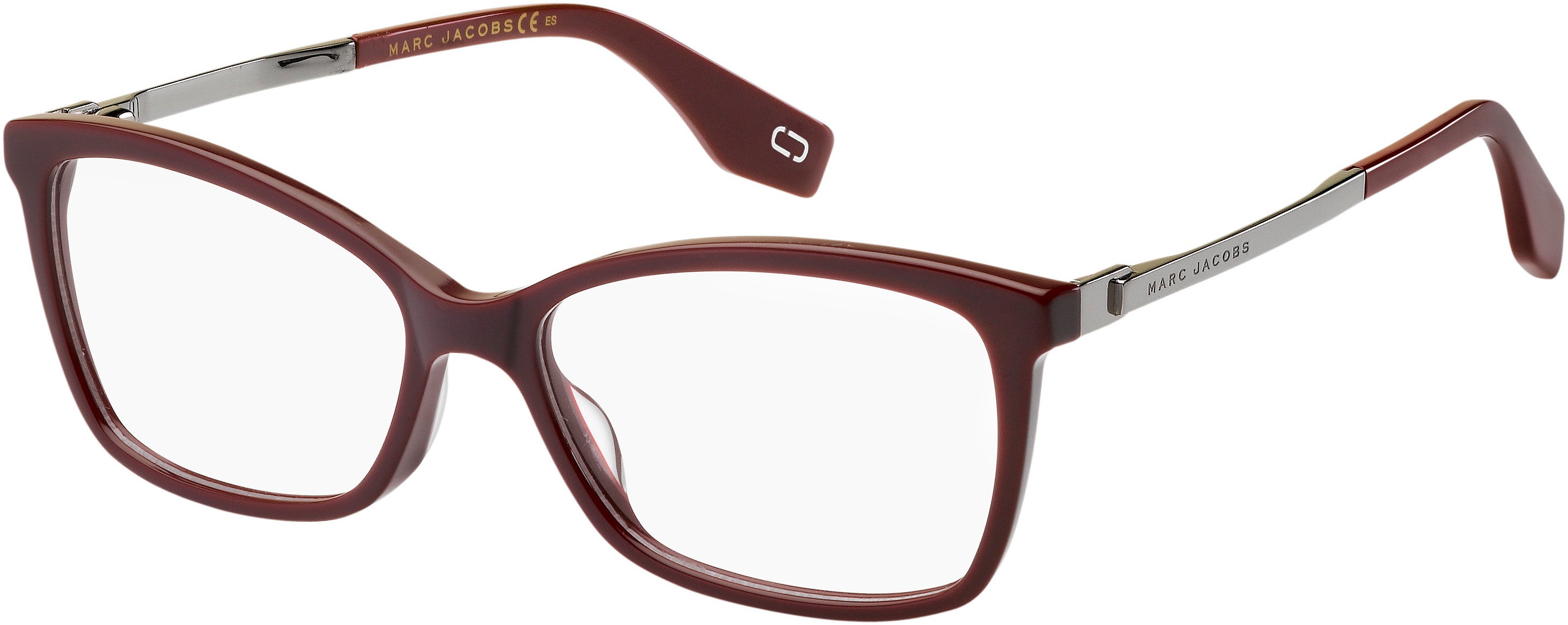 Marc Jacobs Marc 306 Cat Eye/butterfly Eyeglasses 0LHF-0LHF  Opal Burgundy (00 Demo Lens)