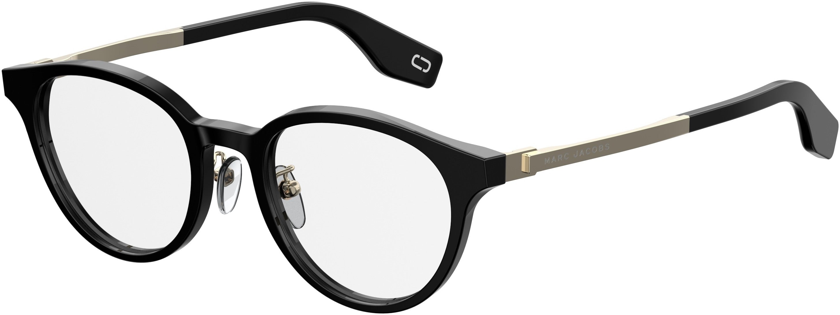 Marc Jacobs Marc 308/F Tea Cup Eyeglasses 0807-0807  Black (00 Demo Lens)