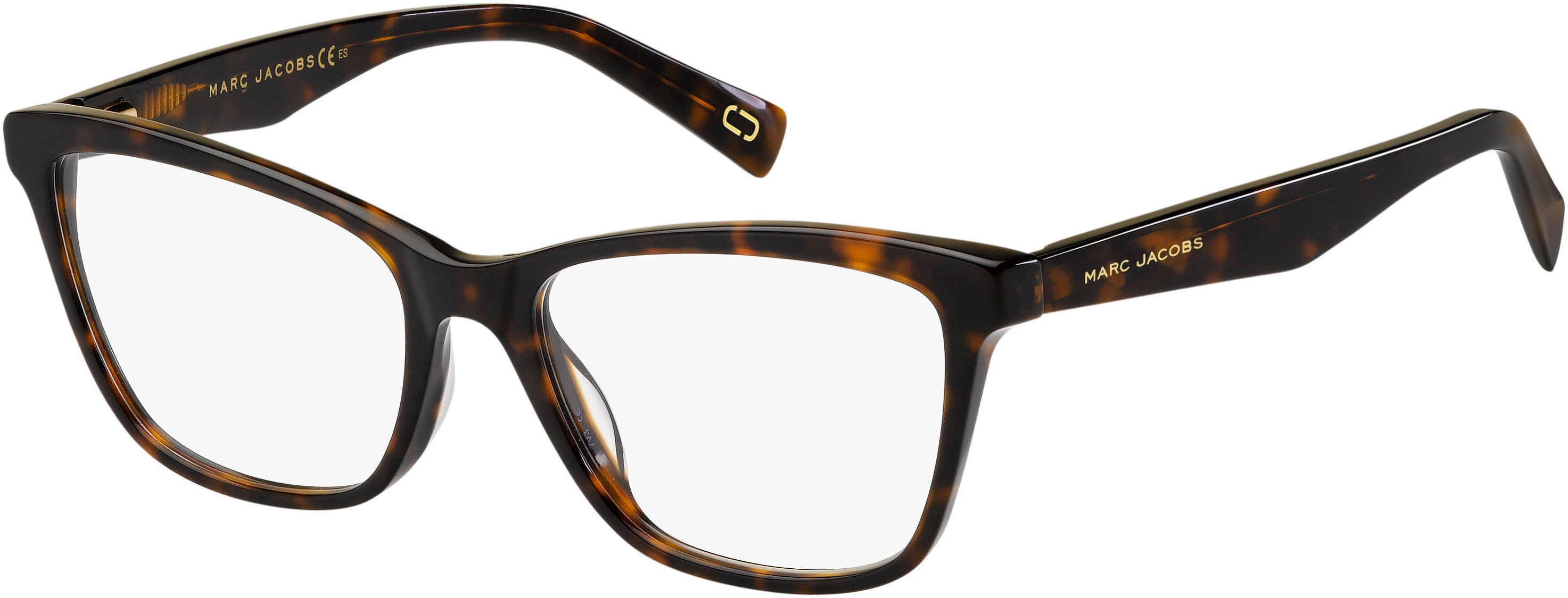 Marc Jacobs Marc 311 Cat Eye/butterfly Eyeglasses 0086-0086  Dark Havana (00 Demo Lens)