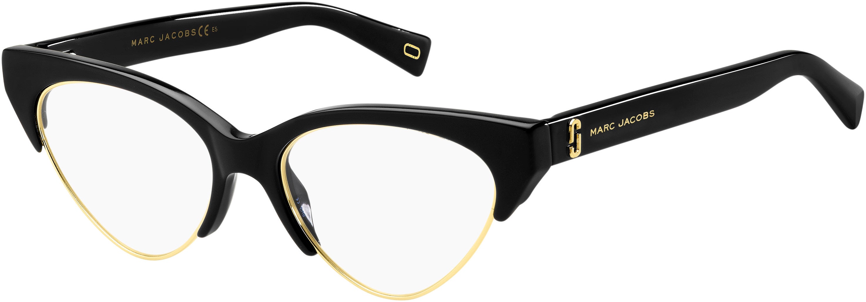 Marc Jacobs Marc 314 Cat Eye/butterfly Eyeglasses 0807-0807  Black (00 Demo Lens)