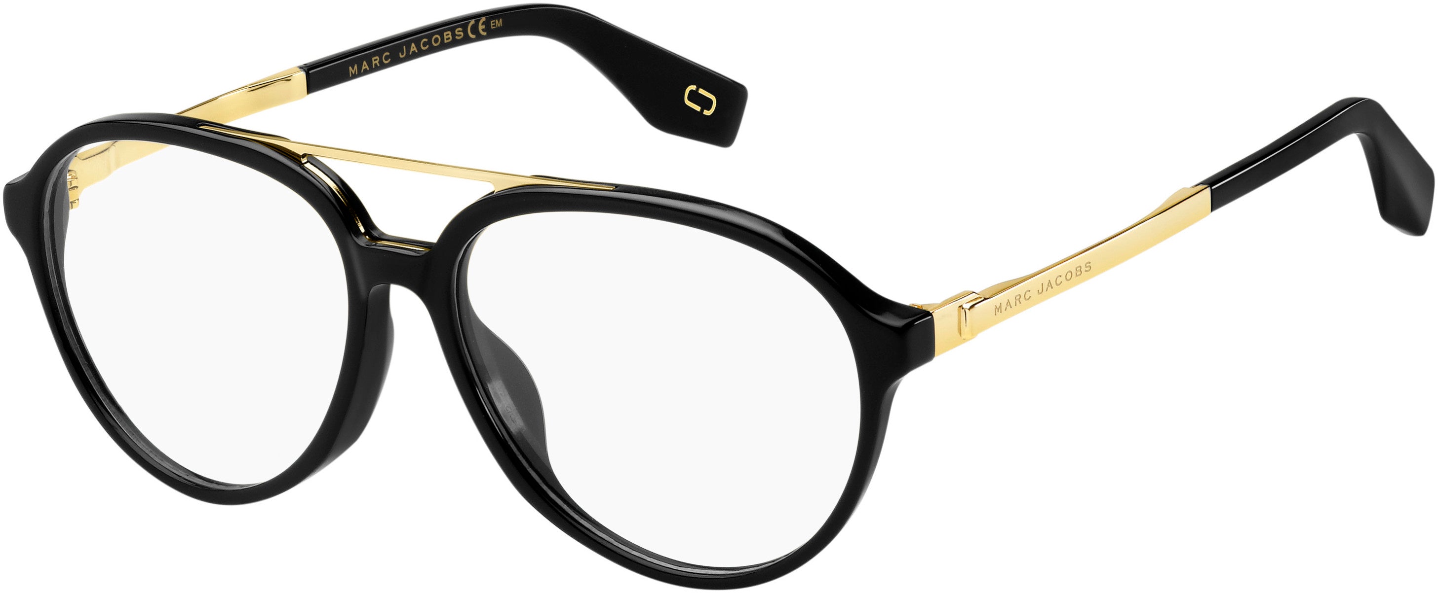 Marc Jacobs Marc 319/G Aviator Eyeglasses 0807-0807  Black (00 Demo Lens)