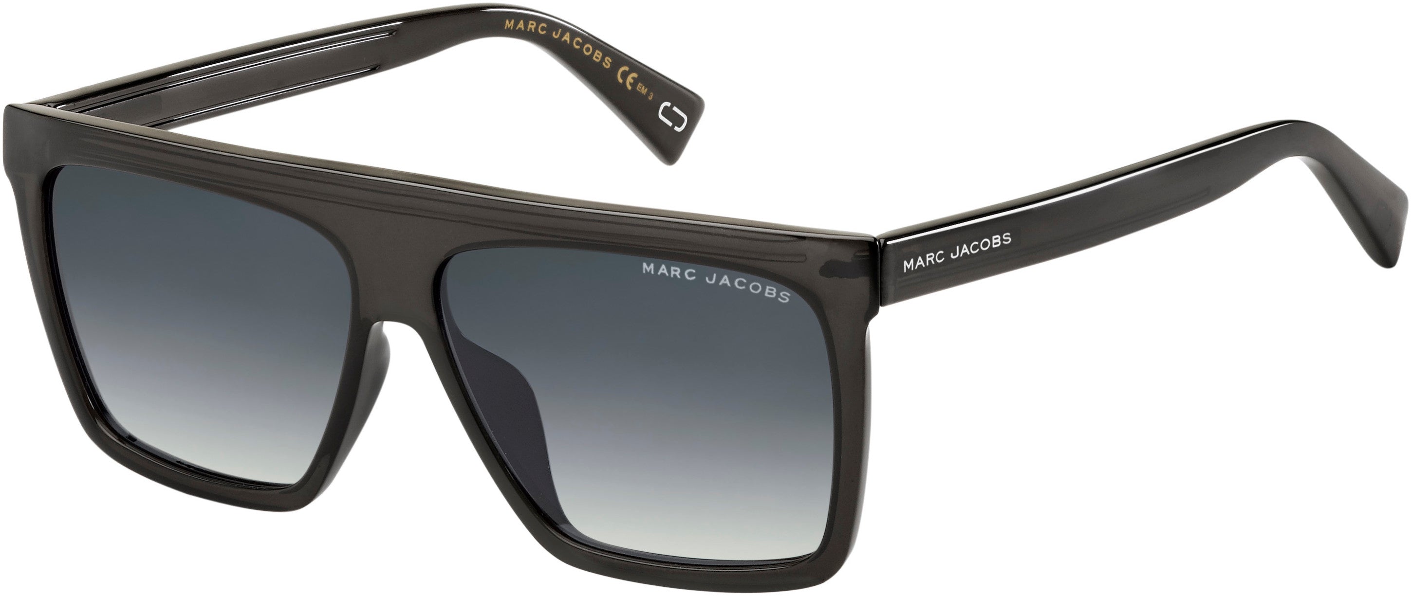 Marc Jacobs Marc 322/G/S Rectangular Sunglasses 0KB7-0KB7  Gray (9O Dark Gray Gradient)
