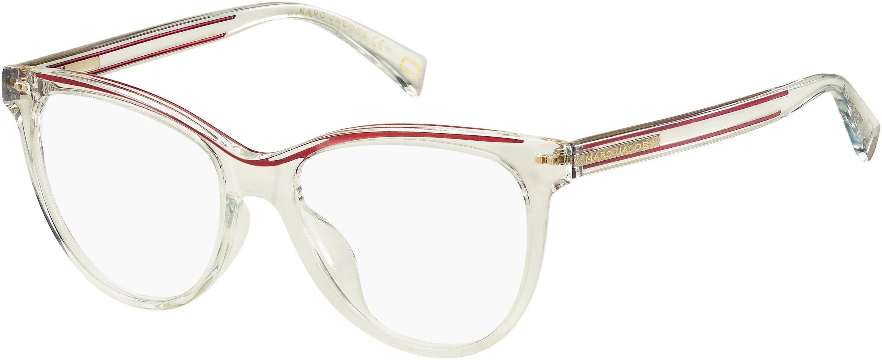 Marc Jacobs Marc 323/G Cat Eye/butterfly Eyeglasses 0900-0900  Crystal (00 Demo Lens)