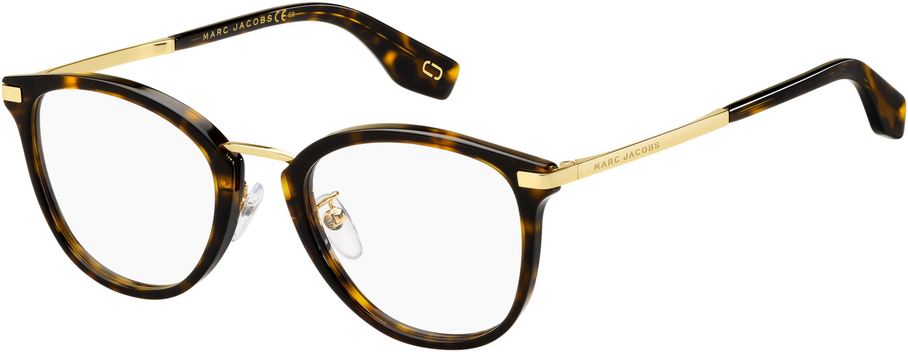 Marc Jacobs Marc 331/F Cat Eye/butterfly Eyeglasses 0086-0086  Dark Havana (00 Demo Lens)