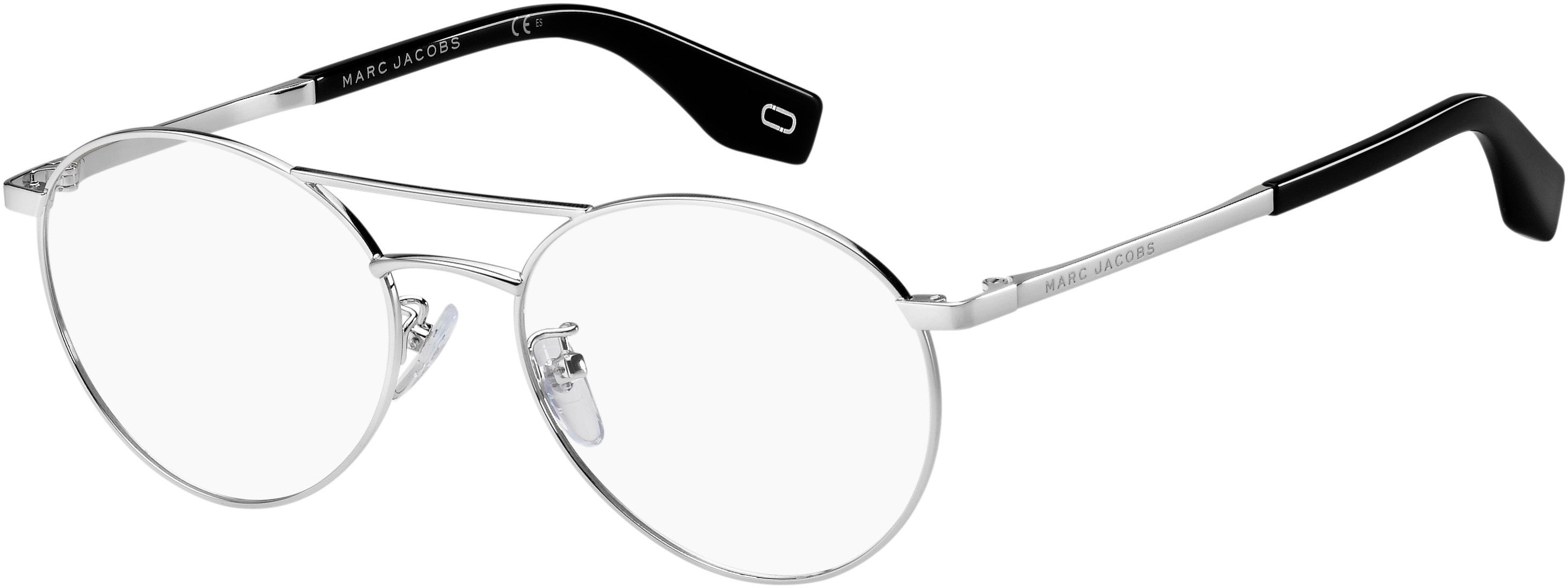 Marc Jacobs Marc 332/F Oval Modified Eyeglasses 0807-0807  Black (00 Demo Lens)